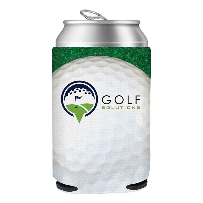DC1000BEZ4CP-GOLF Golf Can Cooler With Full Color Custom Imprint